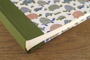 Preview: Kinderfotoalbum Elefanten mit Leinenrücken